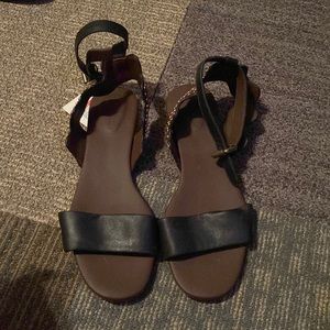 See by Chloe black and brown embellished sandal. Size 39.5